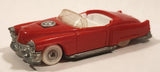 1993 McDonald's Hot Wheels Gas Hog Cadillac Convertible Red Plastic Body Toy Car Vehicle