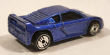 1993 Hot Wheels Zender Fact 4 Blue Die Cast Toy Car Vehicle