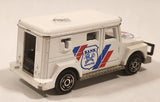 Vintage Majorette No. 204 Bank Security White 1/57 Scale Die Cast Toy Car Vehicle