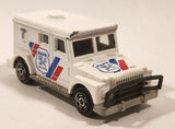 Vintage Majorette No. 204 Bank Security White 1/57 Scale Die Cast Toy Car Vehicle