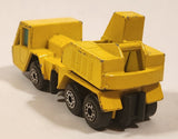 1976 Lesney Matchbox Superfast No. 49 Crane Truck Yellow Die Cast Toy Car Vehicle