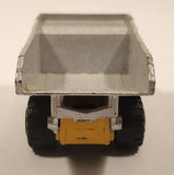 Majorette No. 274 Benne Carriere Quarry Super Dump Truck 1/100 Scale Yellow Grey Die Cast Toy Car Vehicle
