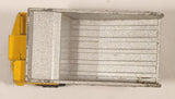 Majorette No. 274 Benne Carriere Quarry Super Dump Truck 1/100 Scale Yellow Grey Die Cast Toy Car Vehicle