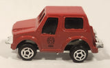 Vintage Buddy L "Metal Made" Mini Fire Dept. Red Die Cast Toy Car Vehicle