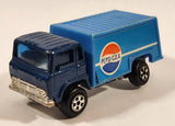 Vintage Yatming Style Ford Pepsi-Cola Soda Pop Beverages Blue Delivery Truck Die Cast Toy Car Vehicle Made in Hong Kong