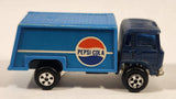 Vintage Yatming Style Ford Pepsi-Cola Soda Pop Beverages Blue Delivery Truck Die Cast Toy Car Vehicle Made in Hong Kong