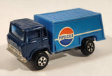 Vintage Yatming Style Ford Pepsi-Cola Soda Pop Beverages Blue Delivery Truck Die Cast Toy Car Vehicle Made in Hong Kong