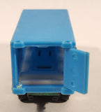 Vintage Yatming Style Hino Semi Delivery Truck Ice Cream Green and Blue Die Cast Toy Car Vehicle - Hong Kong