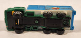 Vintage Yatming Style Hino Semi Delivery Truck Ice Cream Green and Blue Die Cast Toy Car Vehicle - Hong Kong