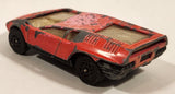 1970s Corgi Juniors Whizzwheels #77 Ital Design Bizzarrini Manta Hot Pink Die Cast Toy Car Vehicle