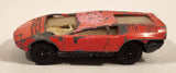 1970s Corgi Juniors Whizzwheels #77 Ital Design Bizzarrini Manta Hot Pink Die Cast Toy Car Vehicle