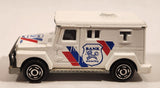 Vintage Majorette No. 204 Bank Security White 1/57 Scale Die Cast Toy Car Vehicle