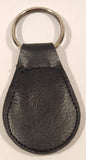 Vintage NHL Montreal Canadiens Ice Hockey Team Logo Black Leather Fob Keyring