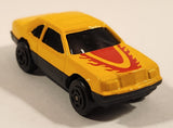 Unknown Brand Ford Sierra Yellow Die Cast Toy Car Vehicle