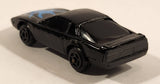 Unknown Brand Black Car with Blue Flames On The Hood Die Cast Toy Car Vehicle