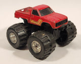 1986 Soma Monster Truck Lifted Toyota or Datsun Red Die Cast Toy Car Vehicle