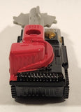 1998 Hasbro Universal City Studio Dreamworks Small Soldiers Buzzsaw Tank Black Red Silver Die Cast Toy Car Vehicle