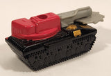 1998 Hasbro Universal City Studio Dreamworks Small Soldiers Buzzsaw Tank Black Red Silver Die Cast Toy Car Vehicle