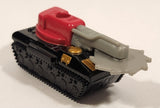 1998 Hasbro Universal City Studio Dreamworks Small Soldiers Buzzsaw Tank Black Red Silver Die Cast Toy Car Vehicle