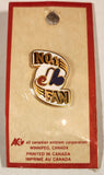 Ace MLB Montreal Expos No. 1 Fan Enamel Metal Lapel Pin New On Card Sealed in Plastic