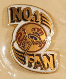 Ace MLB New York Yankees No. 1 Fan Enamel Metal Lapel Pin New On Card Sealed in Plastic