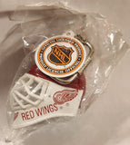 J.F.S. NHL Detroit Red Wings Goalie Mask Helmet Key Chain New in Package