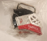 J.F.S. NHL Buffalo Sabres Goalie Mask Helmet Key Chain New in Package