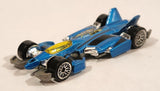 2002 Hot Wheels Spectraflame II Jet Threat 3.0 Spectraflame Blue Die Cast Toy Car Vehicle
