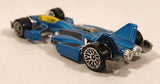 2002 Hot Wheels Spectraflame II Jet Threat 3.0 Spectraflame Blue Die Cast Toy Car Vehicle