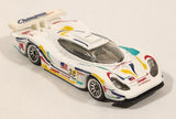 2000 Hot Wheels Porsche 911 GT1-98 White Die Cast Toy Race Car Vehicle