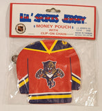 J. F. Sports Lil' Sports Jersey Florida Panthers Ice Hockey Jersey Money Pouch with Clip on Chain New in Package