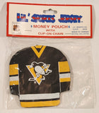 J. F. Sports Lil' Sports Jersey Pittsburgh Penguins Ice Hockey Jersey Money Pouch with Clip on Chain New in Package