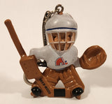 Rare Sher-wood NHL Quebec Nordiques Goalie Rubber Key Chain