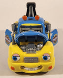 2001 The Chevron Cars No. 29 Trever Tow Truck Blue and Yellow Plastic Toy Car Vehicle