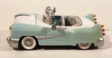2001 The Chevron Cars No. 27 Della Deluxe White and Light Green Blue Plastic Toy Car Vehicle