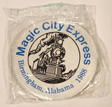 1988 Magic City Express Birmingham Alabama 2 1/2" Round Button Pin New in Bag