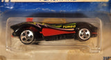 1997 Hot Wheels Flashfire Black Die Cast Toy Car Vehicle New in Damaged Package