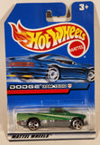 1999 Hot Wheels Dodge Ram 1500 Pickup Truck Metalflake Green Die Cast Toy Car Vehicle New in Package