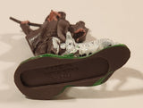Vintage Shepherd with Lamb on Grass 3" PVC Toy Figure No. A544 Made in Hong Kong
