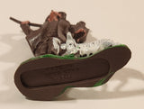 Vintage Shepherd with Lamb on Grass 3" PVC Toy Figure No. A544 Made in Hong Kong