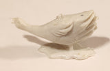 Vintage White Duck 1 1/4" Plastic Toy Figure