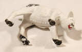 Vintage Standing Black and White Cow 2" Plastic Toy Figure