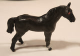 Vintage Black Stallion Horse 2 3/4" Plastic Toy Figure