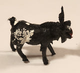 Vintage Black Goat 1 1/2" Plastic Toy Figure