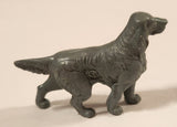 Vintage Grey Cocker Spaniel Dog 2" Plastic Toy Figure