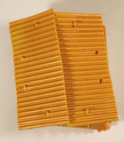 Vintage Brown Log Cabin 4 1/2" Rubber Plastic Snap Together Toy