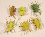 Multi Colored Beatle Bug Insects PVC Toy Figure Set of 6