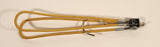 Vintage Yellow Fabric Covered Folding Metal Travel Clothes Hanger