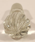 Twisted Clear Glass Bottle Stopper