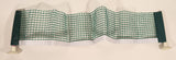 Vintage Plastic and Mesh Green and White Miniature Toy Tabletop Tennis or Ping Pong Net